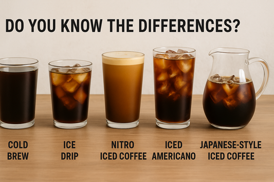 Do You Know the Differences? Cold Brew, Ice Drip, Nitro Iced Coffee, Iced Americano, Japanese-Style Iced Coffee