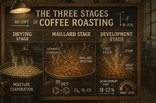 The Three Stages of Coffee Roasting