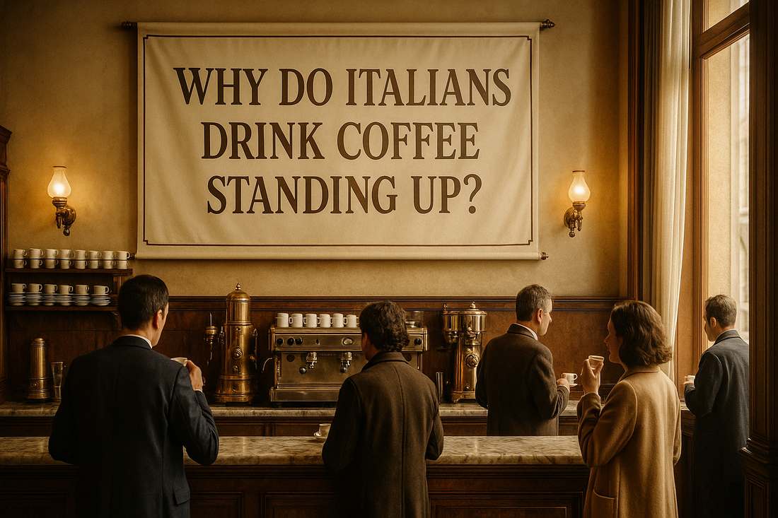 Why Do Italians Drink Coffee Standing Up?