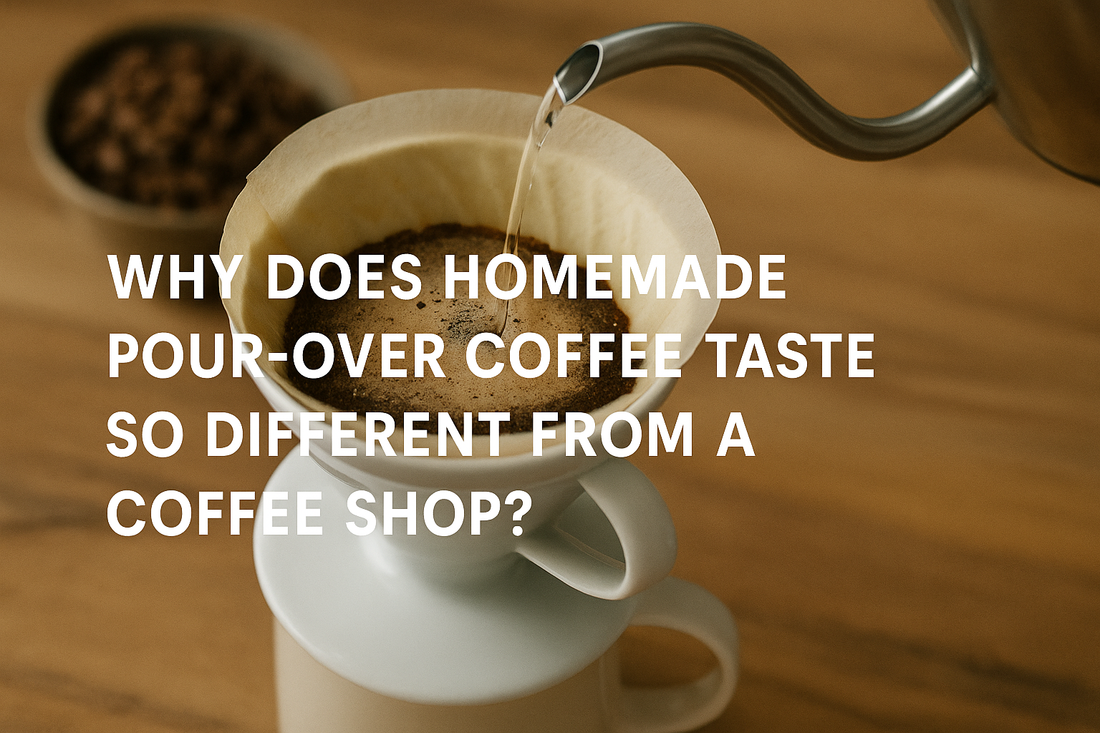 Why Does Homemade Pour-over Coffee Taste So Different from a Coffee Shop?