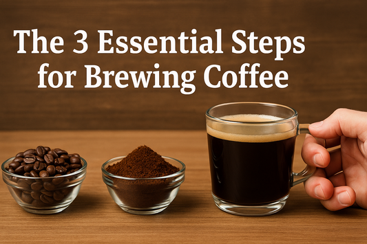 The 3 Essential Steps for Brewing Coffee