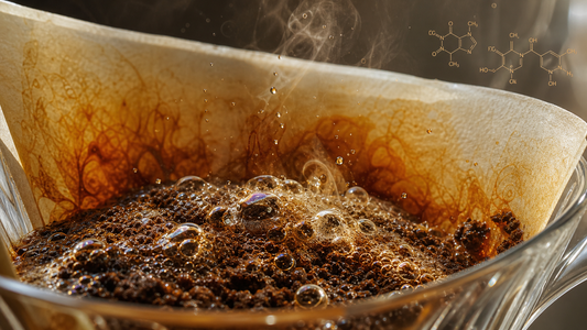 Coffee Academy hero image illustrating What is Extraction? with specialty coffee equipment, brewing context, and educational detail.